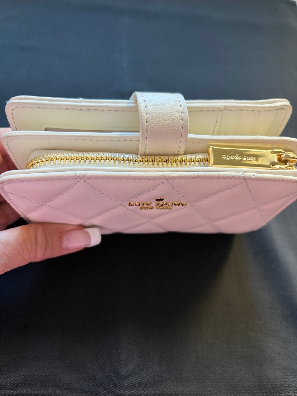 Kate Spade Quilted Medium Bi-Fold Wallet - Picture 5 of 8